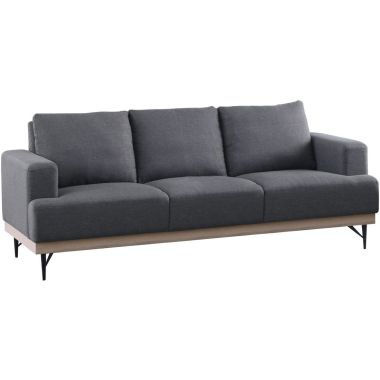 Coaster Kester Recessed Track Arm Sofa in Charcoal