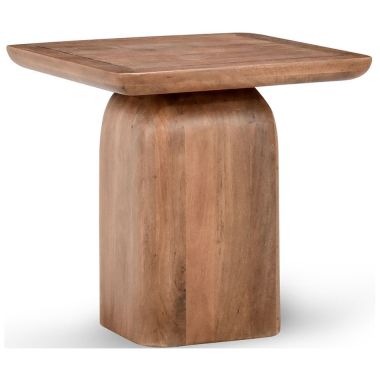 Classic Home Chloe 22" End Table in Umber