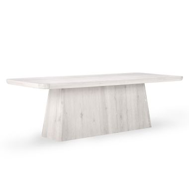 Classic Home Orlando 95" Dining Table in White Wash