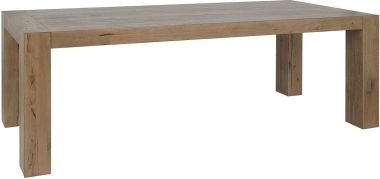 Classic Home Kingston 89" Dining Table in Natural Oak