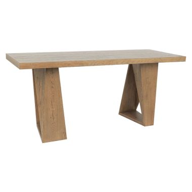 Classic Home Arleth 82" Gathering Table in Natural Oak