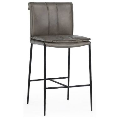 Classic Home Mayer 26" Counter Stool in Gray