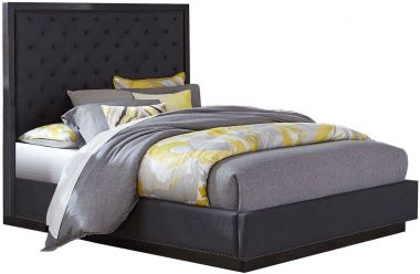 Homelegance Larchmont California King Bed in Charcoal