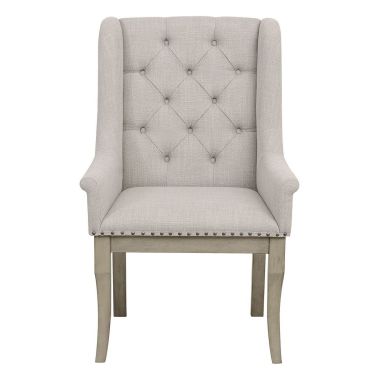 Homelegance Vermillion Arm Chair in Gray Cashmere - Set of 2