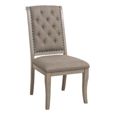 Homelegance Vermillion Side Chair in Gray Cashmere - Set of 2