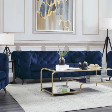 ACME Atronia Sofa, Blue Fabric