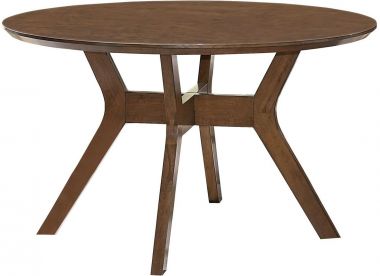 Homelegance Edam Round Dining Table in Light oak