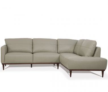 ACME Tampa Sectional Sofa, Airy Green Leather