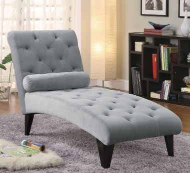 Coaster 550067 Grey Transitional Chaise