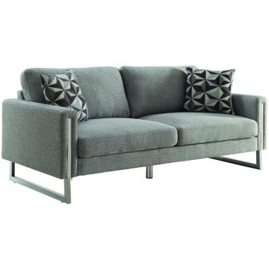 Coaster Stellan Sofa with U-Shaped Steel Legs in Grey