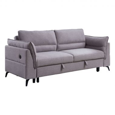 ACME Helaine Sleeper Sofa in Gray Fabric