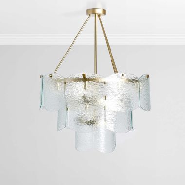 Classic Home Theresa Chandelier in Gold