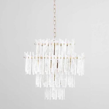 Classic Home Everly Chandelier, Square