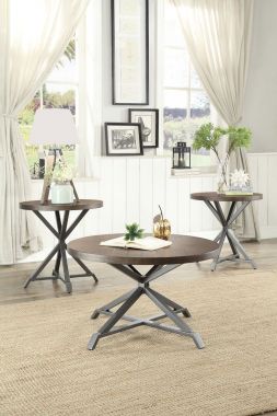 Homelegance Fideo 3-Piece Occasional Tables in Black