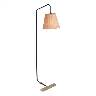 Zuo Modern Malone Floor Lamp in Natural