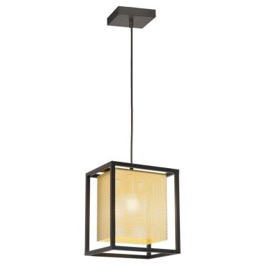 Zuo Modern Yves Ceiling Lamp in Gold & Black