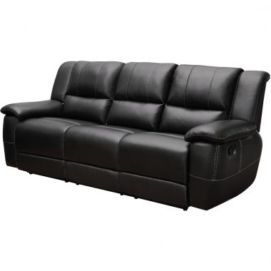 Coaster Lee Motion Sofa in Black