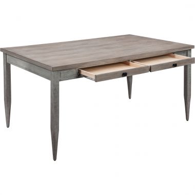 ACME Ornat Dining Table, Gray Oak and Antique Gray