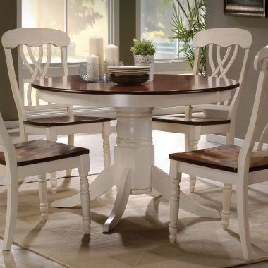 ACME Dylan Dining Table in Buttermilk and Oak