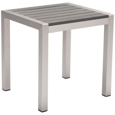 Zuo Vive Cosmopolitan Side Table in Brushed Aluminum