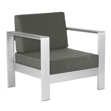 Zuo Modern Cosmopolitan Arm Chair in Gray