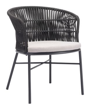 Zuo Modern Freycinet Dining Chair in Black