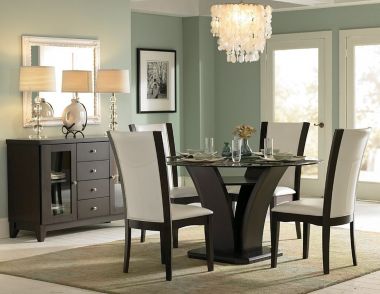 Homelegance Daisy 5pc Dining Table Set in Espresso