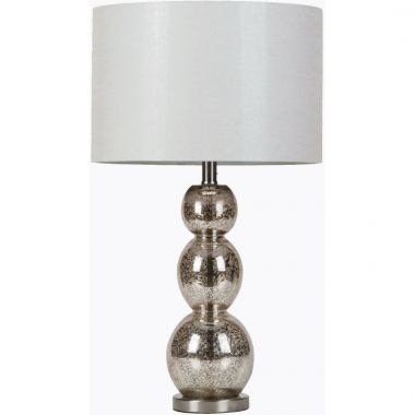 Coaster 901185 Antique Silver Transitional Table Lamp