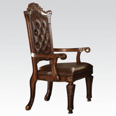 ACME Vendome Office Arm Chair in Cherry - AC-92126