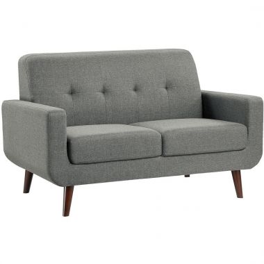 Homelegance Fitch Loveseat in Gray
