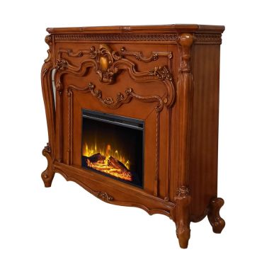 ACME Picardy Fireplace in Honey Oak Finish