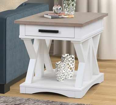 Parker House Americana Modern End Table in Cotton