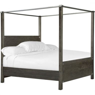 Magnussen Abington California King Poster Bed in Weathered Charcoal