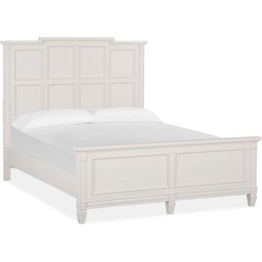 Magnussen Willowbrook Queen Panel Bed in Egg Shell White