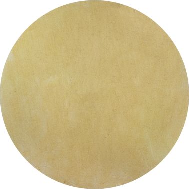 KAS Bliss 1574 Canary Yellow Shag Area Rug, 6' Round
