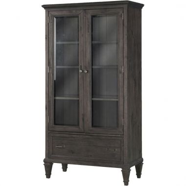 Magnussen Sutton Place Door Bookcase in Charcoal