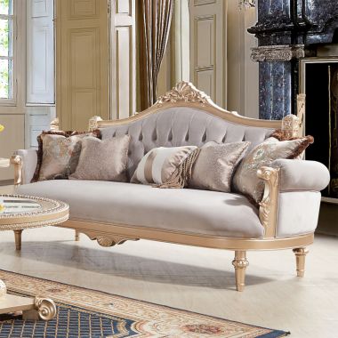 Homey Design HD-2670 Sofa in Gold