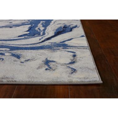 Blue Rugs By Color, Slate Blue Area Rug 6×9
