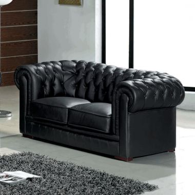 Titanic Furniture L14 Loveseat in Black