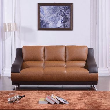Titanic Furniture L500 Sofa in Light Brown/Brown