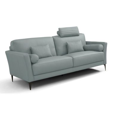 ACME Tussio Loveseat with 5 Pillow in Watery Leather