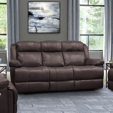 Parker Living Eclipse Power Leather Sofa in Florence Brown