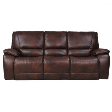 Parker Living Vail Dual Power Leather Sofa with USB & Power Headrest in Burnt Sienna