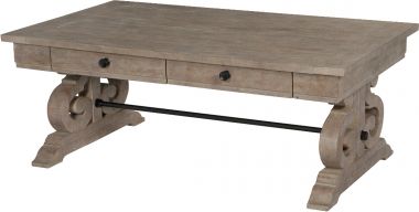 Magnussen Tinley Park Rectangular Cocktail Table in Dove Tail Grey