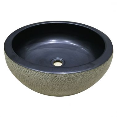 Legion Furniture Porcelain Sink Bowl in Charcoal - ZA-234