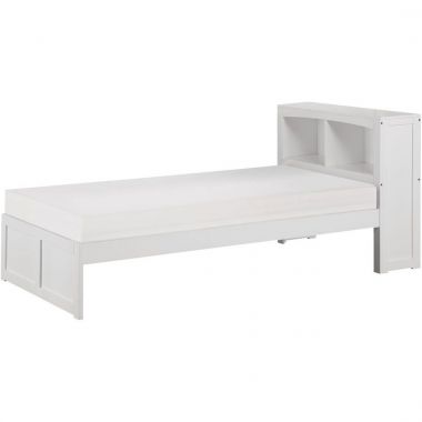 Homelegance Galen Twin Bookcase Bed in White