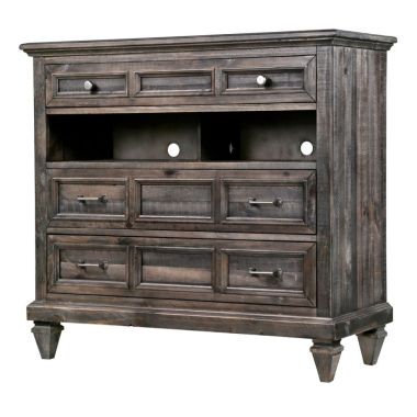 Magnussen Calistoga Media Chest in Weathered Charcoal