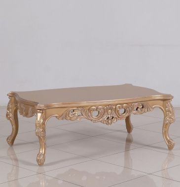 European Furniture Imperial Palace Coffee table in Dark Champagne - Antique White and Antique Dark Copper