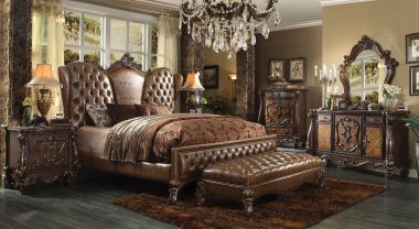 ACME Versailles Furniture Bedroom Sets in Dark Brown