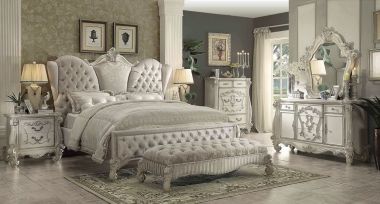 ACME Versailles Furniture Bedroom Sets in Ivory